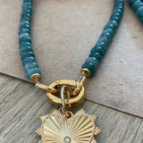 Montego Bay Stone Blue Gemstone Necklace