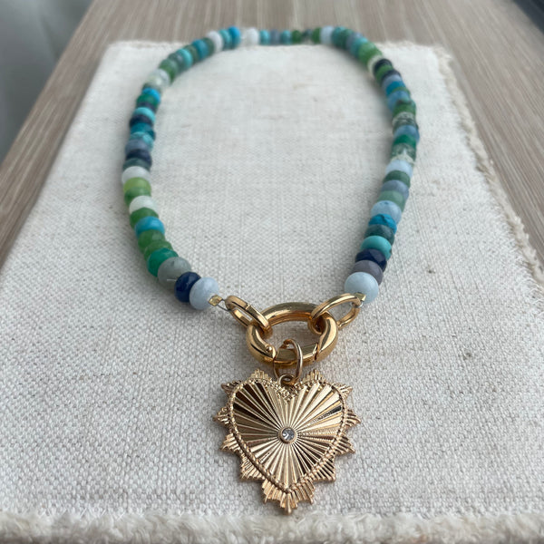 Tides of Life Shades of Blue Necklace