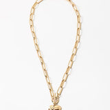 Lucky Elephant Toggle Necklace