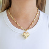 Puffy Heart Necklace