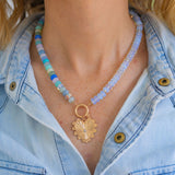 Joy Gemstone and Lucky Heart Necklace