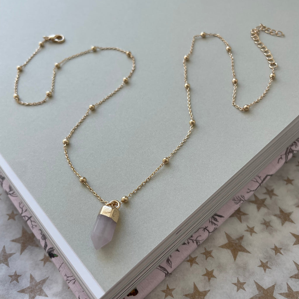 Quartz Stone Necklace