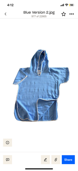 Kid's Blue Cover-up (ages 1-4 )