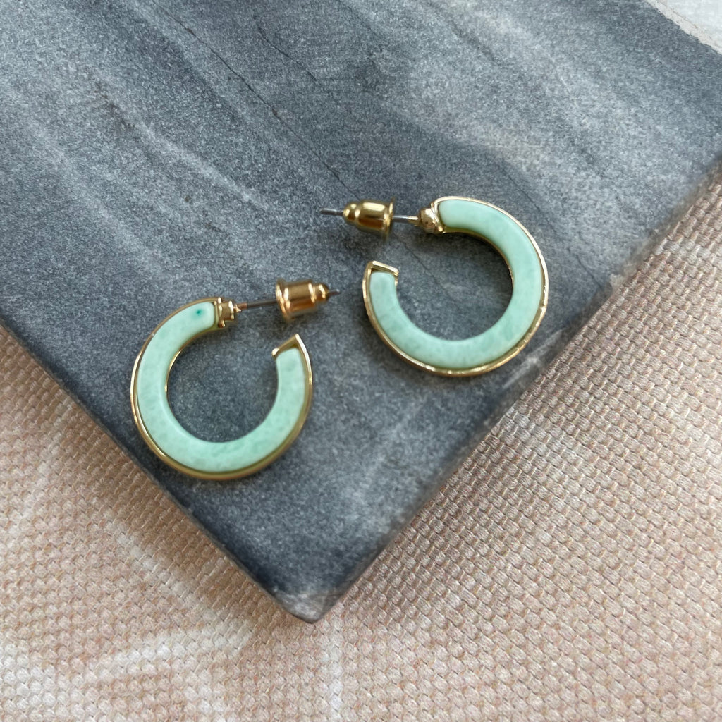 Mint Desert Fog Hoops