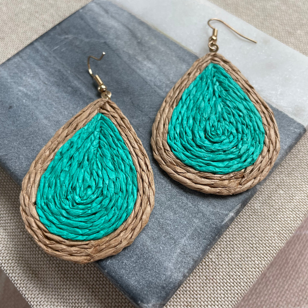 Island Time Woven Earrings