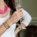 Gold Braided Wrap Bracelet
