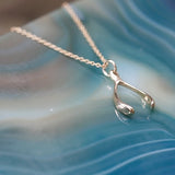 Wishbone gold Necklace