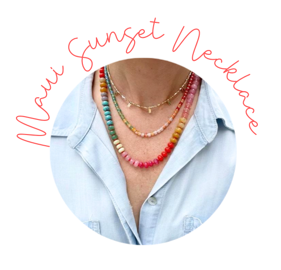 One Necklace, Three Different Ways - Maui Sunset Necklace
