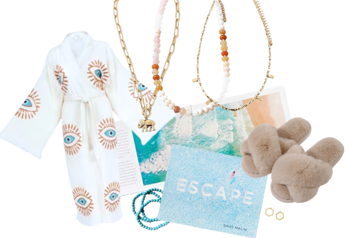 Styling the Evil Eye Turkish Towel Robe with EMJ ... and some other fun finds!!