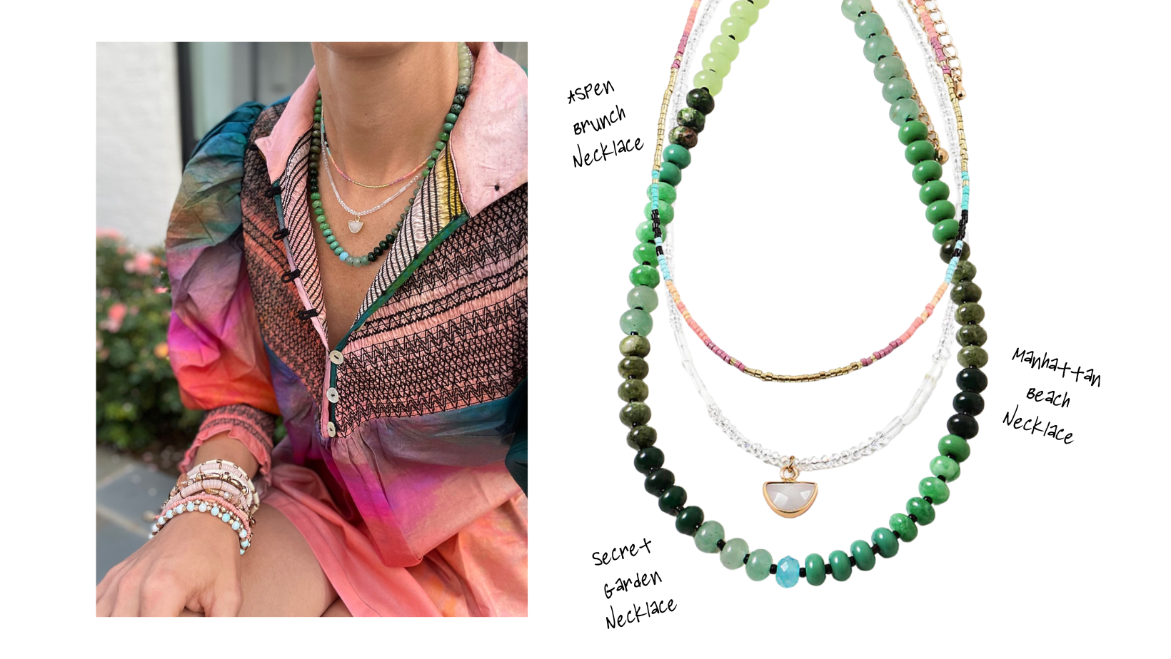Styling the Secret Garden Necklace