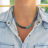 Shades of Blue Palm Beach Gemstone Necklace