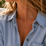 Dainty Gold Cross Necklace