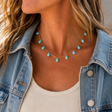 Raindrops in Italy Necklace