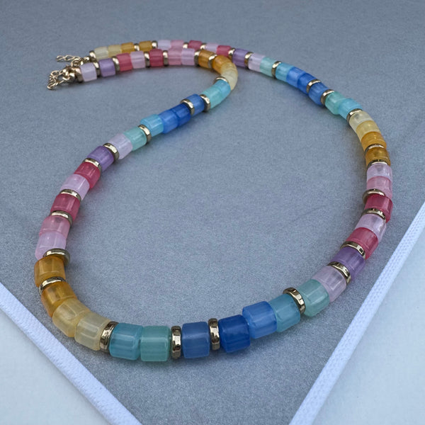 Icy Fruit Slush Resin Necklace