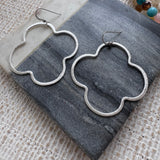 Silver Clover Earrings