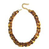 Tortoise Resin Necklace