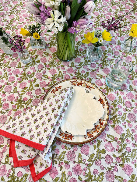 Strawberry Matcha Tablecloth