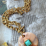 Sunwash Stone Necklace