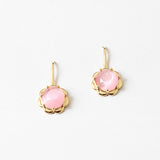 Pink Scalloped Drops