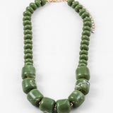 Olive Grove Resin Necklace