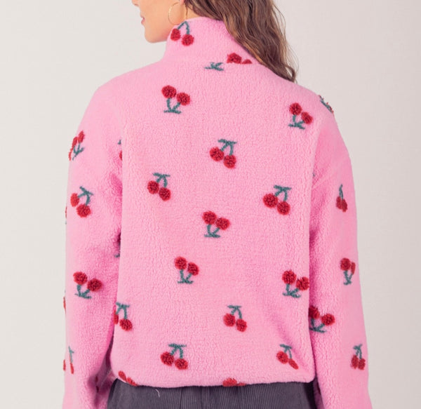 Cherry Fleece Jacket