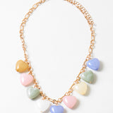 Candy Heart Charm Necklace