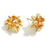 Golden Bow Studs