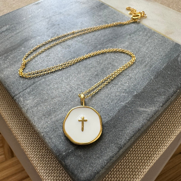 Gold Cross Necklace