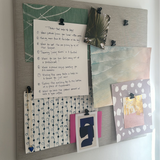 Inspiration Board Kit (comes with inspiration board, 5 quote cards and pins)