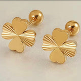 Clover Heart Earrings