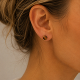 Tigers Eye Studs