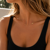 Dainty Gold Cross Necklace
