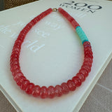 Spicy Sangria Gemstone Necklace
