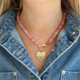 Love Healing Cotton Candy Gemstone Necklace