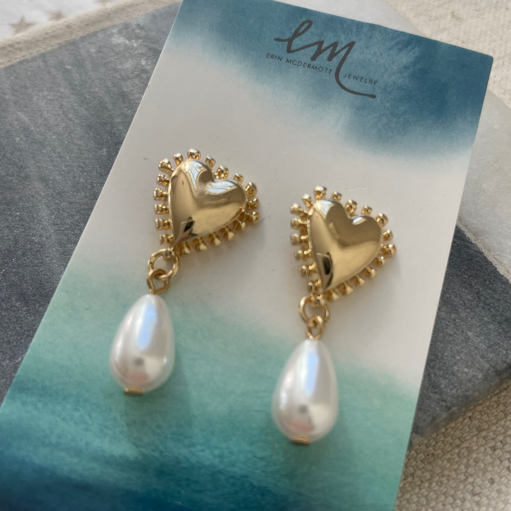 Love Pearl Earrings