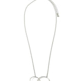 Silver Friendship Circle Necklace
