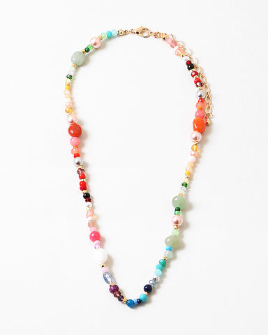 Like a Kid in a Candy Store • Gemstone and Resin Necklace