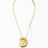 City Streets Gold Disc Necklace