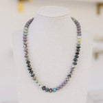 Gray toned beaded necklace