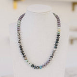 Gray toned beaded necklace