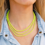 Triple Strand Neon Necklace