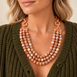 Soft Glow Statement Necklace