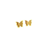 Gold Butterfly Studs