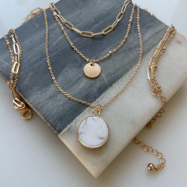 Winter White Necklace