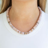 Frosted Petal Necklace