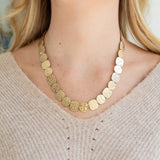 Skipping Stones Gold Necklace