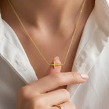 Dainty Gold Cross Necklace