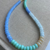 Colorful Calm Waters Gemstone Necklace