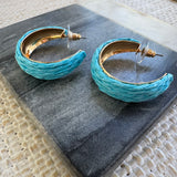 Caroline Woven Hoops