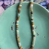 Fields of Gold Gemstone Necklace